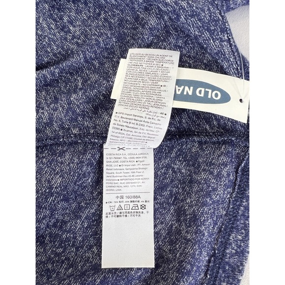 Old Navy Heather Blue Swing Dress Women's Sz Small NWT Long Sleeves - Picture 12 of 13
